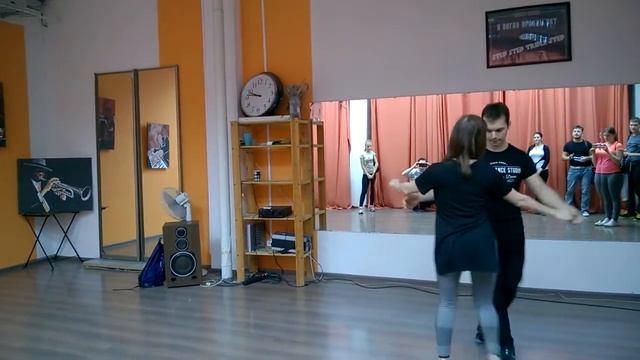 BACHATA Intermediate. Dmitriy Usoltsev & Natalia Nebogatikova. 23.01.17 смотреть онлайн
