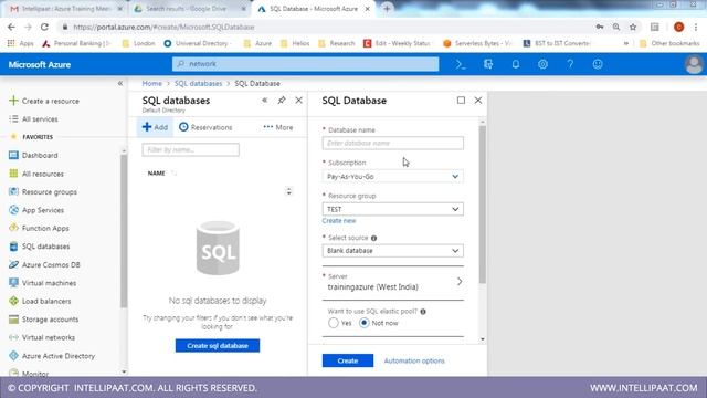 Azure SQL Database Tutorial | Microsoft Azure Sql Server Tutorial | Azure Training | Intellipaat смотреть онлайн