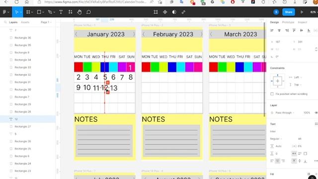 Designing Calendar app in Figma |Part 2| UX Design смотреть онлайн