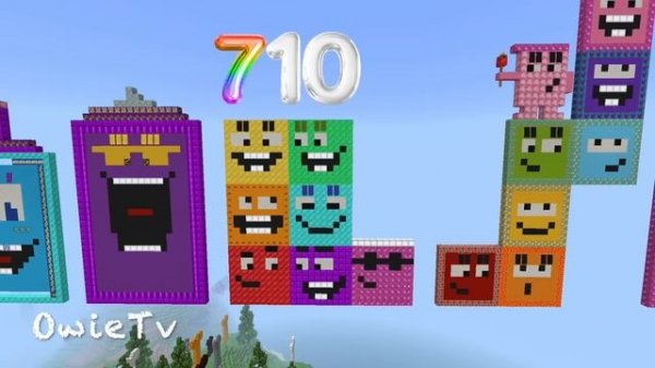 Counting by 71s Song Numberblocks Minecraft | Skip Counting by 71 | Math and Counting Song for Kids