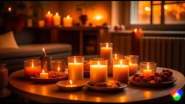 Candlelit Café: Serene Ambience with Relaxing Melodies смотреть онлайн