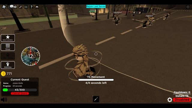 играем в [UPDATE 4] JoJo: Timestop Battlegrounds смотреть онлайн