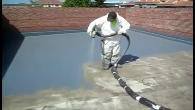 Нанесение полимочевины на бетон смотреть онлайн