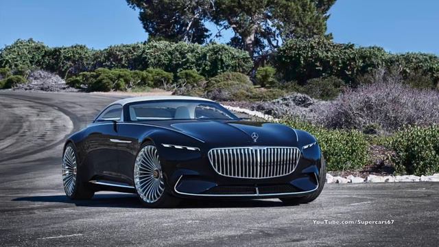Vision Mercedes Maybach 6 Cabriolet at Pebble Beach Monterey 2017 смотреть онлайн