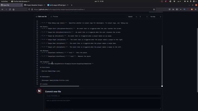 Красивое оформление GitHub репозитория для проекта в портфолио. смотреть онлайн