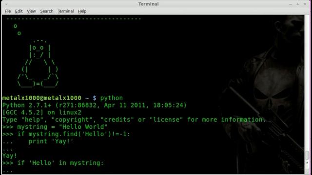 Python Quick Tip - Search Through Strings - Linux смотреть онлайн