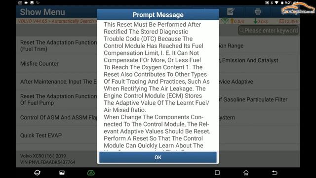 How Launch X431 Scanners Reset Adaptation Function (Fuel Trim) for Volvo XC90 2019? - Cardiagtool смотреть онлайн