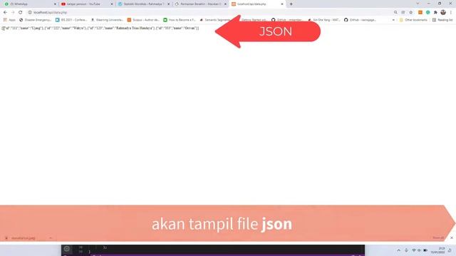 RESTful API Sederhana || JSON ke Tabel PHP смотреть онлайн