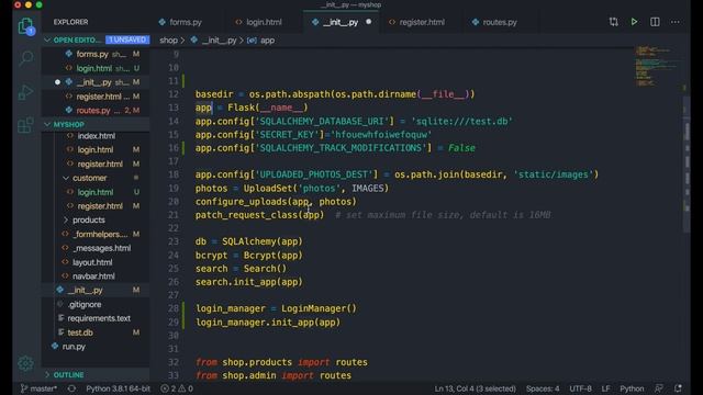 ecommerce online shop python programming with flask form validation & user login part 33 смотреть онлайн