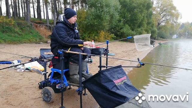 С Фидером на истринское водохранилище.Ловля на дальней дистанции смотреть онлайн