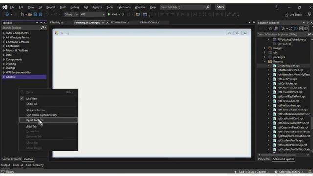 Adding Missing Crystal Report Tools in Visual Studio | Add Crystal Reports Viewer in Visual Studio смотреть онлайн