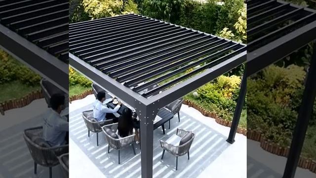 Waterproof Gazebo Motorized Design Electric смотреть онлайн