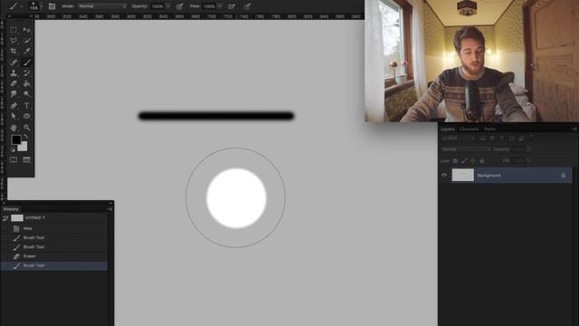 How to Change the Brush Size in Photoshop смотреть онлайн