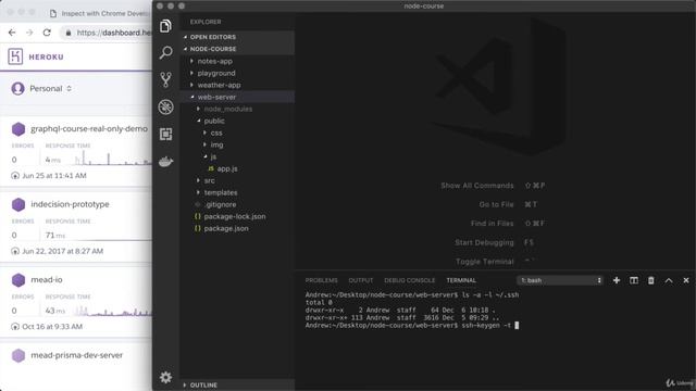 Setting up SSH Keys [The Complete Node.js Developer Course (3rd Edition) 2021] смотреть онлайн