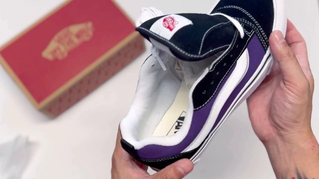 Vans KNU Skool Purple Unboxing Lacing and On-feet смотреть онлайн