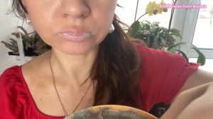 ASMR crunch of wet&dry chalk_ мокрый песочный хруст и чавканье 😋💦💥🤣#asmr #crunchysounds #crunch