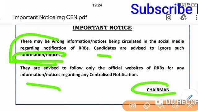 Ntpc Exam Notice रेलवे Official смотреть онлайн