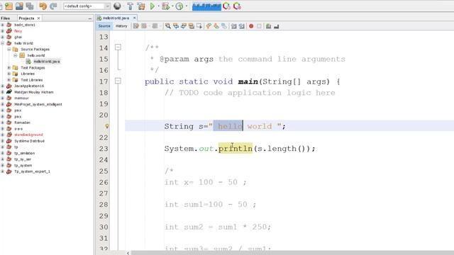 #9 التعامل مع النصوص في جافا String in JAVA смотреть онлайн
