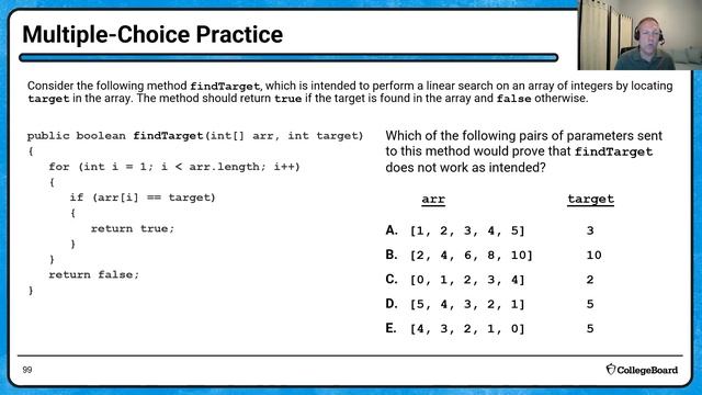 2022 Live Review 7 | AP Computer Science A | Searching and Sorting смотреть онлайн