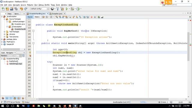 #Java Throw Throws Keyword || Java Exception Handling || SKCET смотреть онлайн