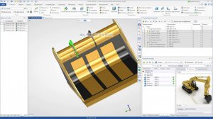 Сквозное проектирование в T-FLEX(САПР-экскаваторных ковшей): CAD/PDM+Технология
