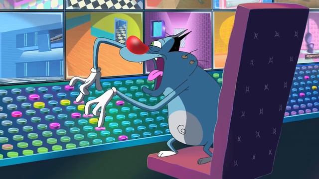Oggy and the Cockroaches - Panic Room (S04E08) Full Episode in HD смотреть онлайн