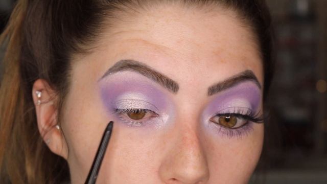 Purple Halo EyeShadow Look on Hooded Eyes | ShadowSense Tutorial смотреть онлайн