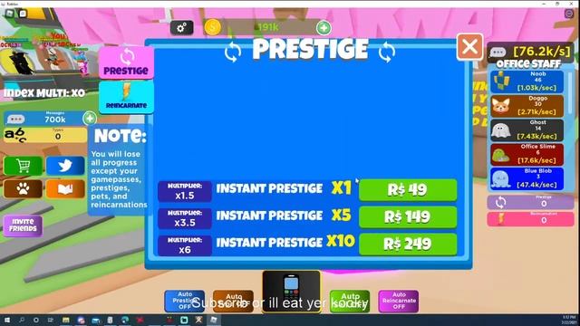 Roblox Typing Simulator смотреть онлайн