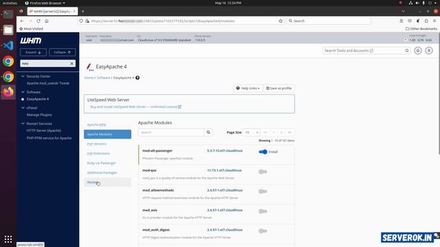 cPanel fix Apache passenger is required by Python Selector смотреть онлайн