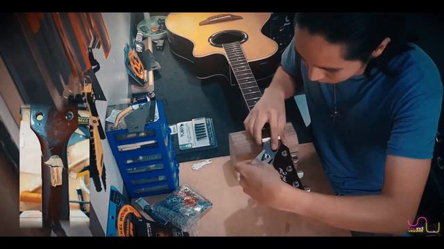 Yamaha APX 500 Neck Re-attachment and Full Setup смотреть онлайн