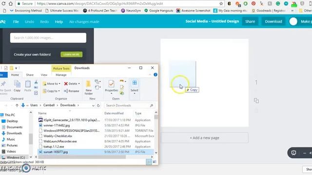 How to make awesome social media posts using Canva pt4 смотреть онлайн