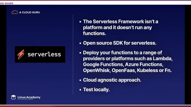 From Server to Serverless – The Open Source Way - Ned Jamieson, A Cloud Guru смотреть онлайн