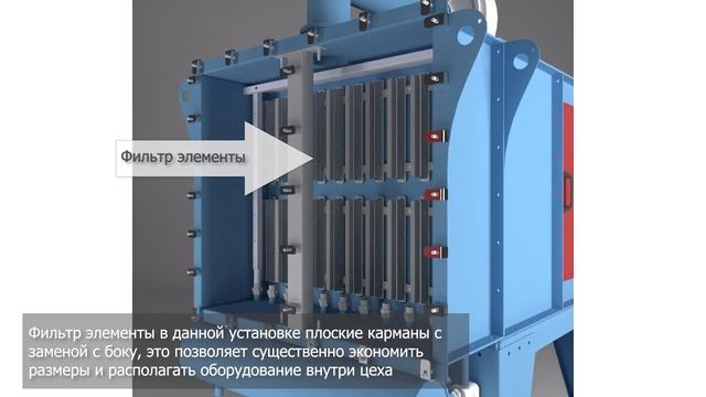 Рукавный фильтр Буран ФРИ МГ / Мобильный фильтр смотреть онлайн