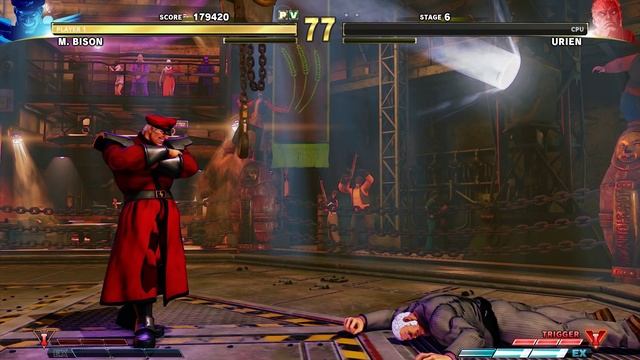 Street Fighter V Arcade Edition - M. Bison Arcade Mode (Street Fighter 5 Path) смотреть онлайн