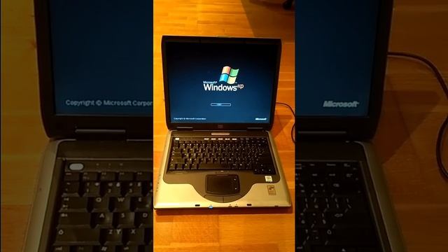 Old HP Compaq NX9020 - SSD upgrade - OS booting смотреть онлайн