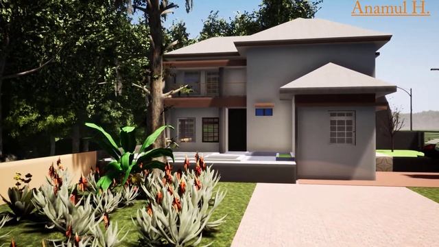 3D visualization of two storied building. Autocad + Sketchup+ Twinmotion смотреть онлайн