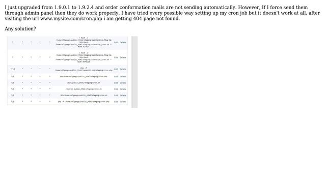 Magento: tried every possible way setting up cron job смотреть онлайн