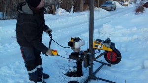 Стойка для мотобура champion AG364  2.2.кВт