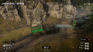 SnowRunner играю на руле Logitech MOMO Racing