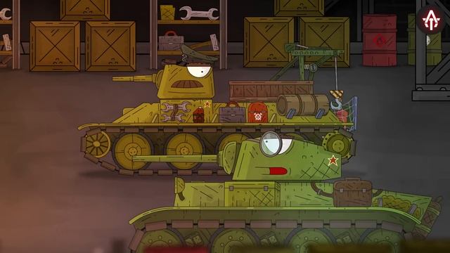 Рождение советского монстра КВ-44 - Мультики про танки смотреть онлайн