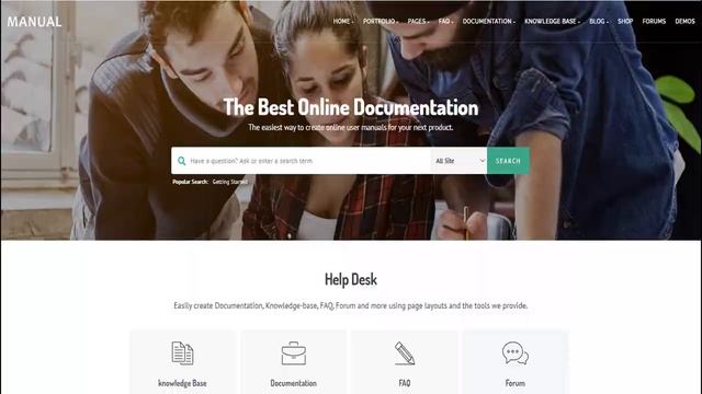 Manual - Help Desk & Education WordPress Theme смотреть онлайн