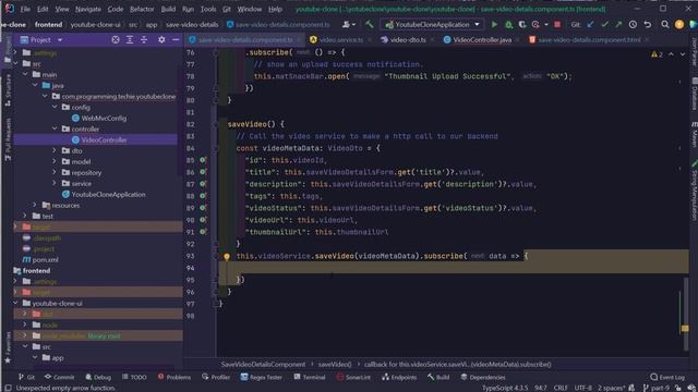 Spring Boot Angular Full Stack Project - Youtube Clone - Part 10 смотреть онлайн