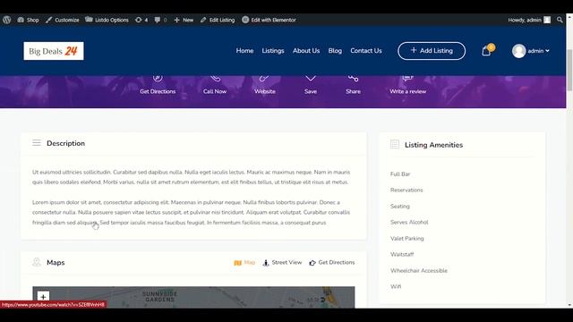 Directory listing website : Listdo theme Customization (Part 2) смотреть онлайн