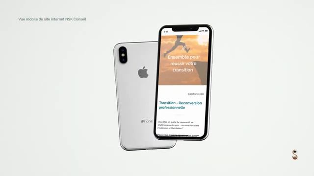 Vue mobile site internet NSK Conseil смотреть онлайн