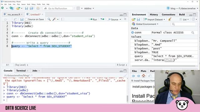 Data Science Live - Connect to Microsoft Access Database смотреть онлайн