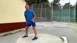 Костицын Юрий Иванович. Обучение технике толкания ядра.