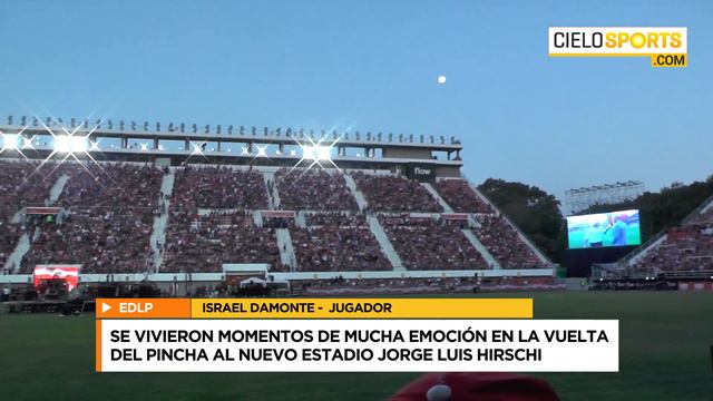 ISRAEL DAMONTE - JUGADOR - ASÍ SE VIVIÓ LA RE INAUGURACIÓN DEL JORGE LUIS HIRSCHI смотреть онлайн
