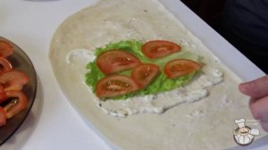 Самая быстрая и простая шаурма с сосиской. Рецепт сосиски в лаваше.