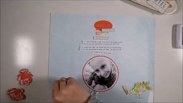 Scrapbooking Process | Hello Layout with Felicity Jane Summer Kit смотреть онлайн