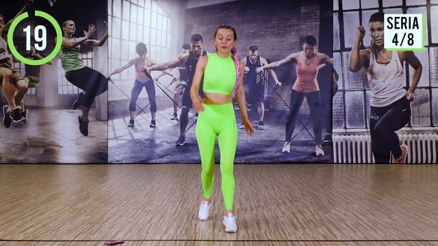 ?TABATA NA STOJĄCO ?BEZ MATY / INTERVAL WORKOUT 45 MIN / STANDING EXERCISES ONLY